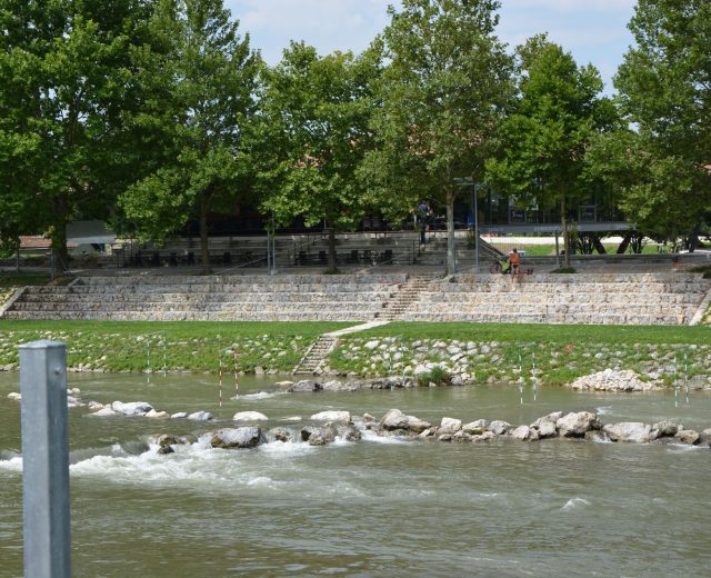 Regulation of Savinja and river bank in the area 