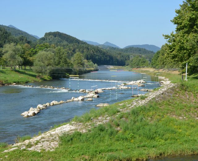 Regulation of Savinja and river bank in the area 